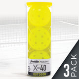 X-40 Outdoor Pickleballs - 3 Pack