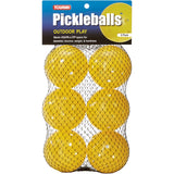 Pickleball OutdoorBall, 6-Pack, Optic Yellow