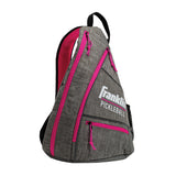 Pickleball-X Elite Performance Sling Bag - Official Bag of the US OPEN (Gray/Pink)