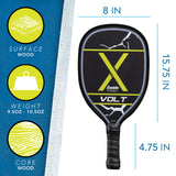 Volt Wooden Pickleball-X Paddle